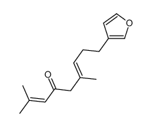 9-(furan-3-yl)-2,6-dimethylnona-2,6-dien-4-one结构式