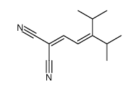 2-(3-isopropyl-4-methylpent-2-en-1-ylidene)malononitrile Structure