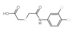 2-([2-(3,4-DICHLOROANILINO)-2-OXOETHYL]SULFANYL)ACETIC ACID结构式