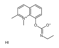 Quinaldinium, 8-hydroxy-1-methyl-, iodide, ethylcarbamate Structure