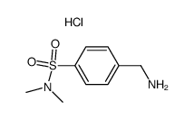 4-aminomethyl-benzenesulfonic acid dimethylamide, hydrochloride结构式