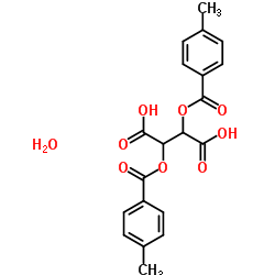 Di-p-toluoyl-D-tartaric acid monohydrate structure