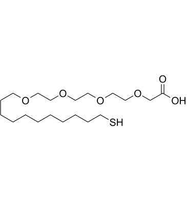 Thiol-C9-PEG4-acid structure