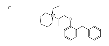 1-[1-(2-benzylphenoxy)propan-2-yl]-1-ethylpiperidin-1-ium,iodide Structure