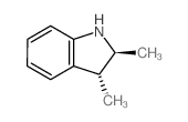 1H-Indole,2,3-dihydro-2,3-dimethyl-, (2R,3S)-rel- structure
