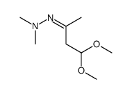 4,4-Dimethoxy-2-butanone dimethyl hydrazone Structure