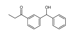 1-[3-[hydroxy(phenyl)methyl]phenyl]propan-1-one Structure