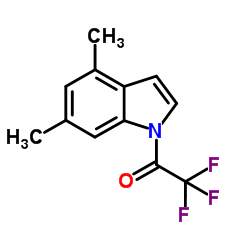 1-(4,6-二甲基-1H-吲哚-1-基)-2,2,2-三氟乙酮图片