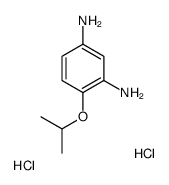 4-propan-2-yloxybenzene-1,3-diamine,dihydrochloride结构式