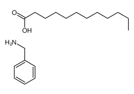 lauric acid, compound with benzylamine (1:1)结构式