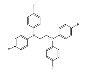 2-bis(4-fluorophenyl)phosphanylethyl-bis(4-fluorophenyl)phosphane Structure