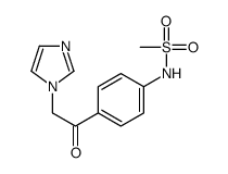 N-(4-(1H-Imidazol-1-ylacetyl)phenyl)methanesulfonamide structure