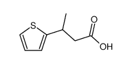 (+/-)-3-(2-thienyl)butanoic acid Structure