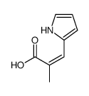 2-Propenoicacid,2-methyl-3-(1H-pyrrol-2-yl)-(9CI)结构式