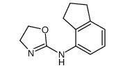 N-(2,3-dihydro-1H-inden-4-yl)-4,5-dihydro-1,3-oxazol-2-amine Structure