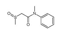 N-methyl-(methylsulfinyl)-acetanilide结构式