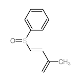 3-methylbuta-1,3-dienylsulfinylbenzene结构式