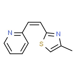 Pyridine,2-[2-(4-methyl-2-thiazolyl)vinyl]-(8CI)结构式