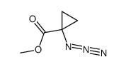 methyl 1-azido cyclopropane carboxylate结构式