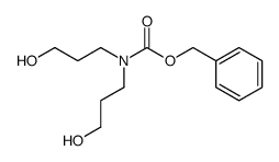 benzyl bis(3-hydroxypropyl)carbamate Structure