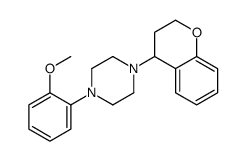1-chroman-4-yl-4-(2-methoxyphenyl)piperazine结构式
