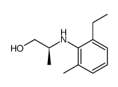 (S)-(-)-N-(1'-Methyl-2'-hydroxyethyl)-2-ethyl-6-methylanilin结构式