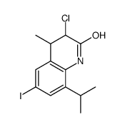 2-chloro-N-[4-iodo-2,6-di(propan-2-yl)phenyl]acetamide结构式