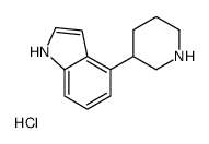 4-piperidin-3-yl-1H-indole,hydrochloride Structure