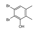 2,3-dibromo-5,6-dimethyl-phenol结构式