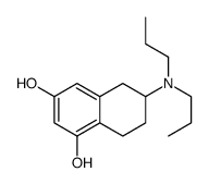 6-(dipropylamino)-5,6,7,8-tetrahydronaphthalene-1,3-diol Structure