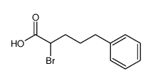 BENZENEPENTANOIC ACID,A-BROMO- Structure