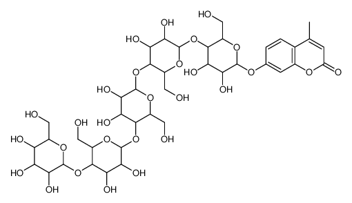 4-甲基伞形酮基β-D-纤维戊苷结构式