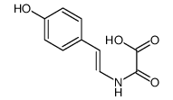 2-[2-(4-hydroxyphenyl)ethenylamino]-2-oxoacetic acid结构式