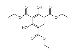 dihydroxy-benzene-1,3,5-tricarboxylic acid triethyl ester结构式