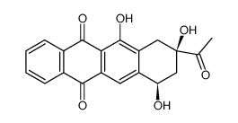 (+/-)-4-demethoxy-6-deoxydaunomycinone结构式