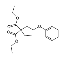 ethyl-(2-phenoxy-ethyl)-malonic acid diethyl ester Structure