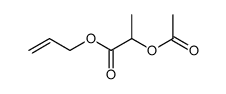 O-acetyl-lactic acid allyl ester Structure