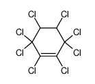 4H,5H-octachloro-cyclohexene Structure