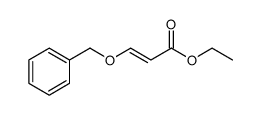 3-(Phenylmethoxy)-2-propenoic acid ethyl ester结构式