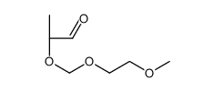 (2S)-2-(2-methoxyethoxymethoxy)propanal结构式