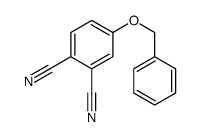 4-phenylmethoxybenzene-1,2-dicarbonitrile结构式