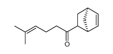 (bicyclo(2.2.1)heptene-5 yle-2)-1 methyl-5 heptene-4 one-1结构式