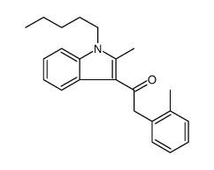 Ethanone, 1-(2-methyl-1-pentyl-1H-indol-3-yl)-2-(2-methylphenyl)结构式