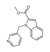 methyl 1-(pyridin-3-ylmethyl)indole-2-carboxylate Structure