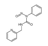 1-nitroso-1-phenyl-3-(2-pyridylmethyl)urea Structure