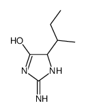 4H-Imidazol-4-one,2-amino-3,5-dihydro-5-(1-methylpropyl)-结构式