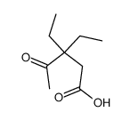 3,3-diethyl-4-oxo-valeric acid Structure