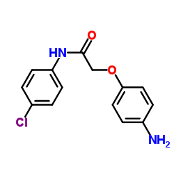2-(4-Aminophenoxy)-N-(4-chlorophenyl)acetamide结构式