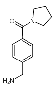 (4-aminomethyl-phenyl)-pyrrolidin-1-yl-methanone structure