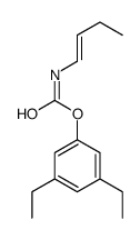 (3,5-diethylphenyl) N-but-1-enylcarbamate Structure